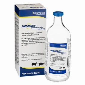 Rx Macrosyn (tulathromycin) Injection for Swine & Cattle multi-pet food pet bundle kits pet care sets pet health combos pet treat packs