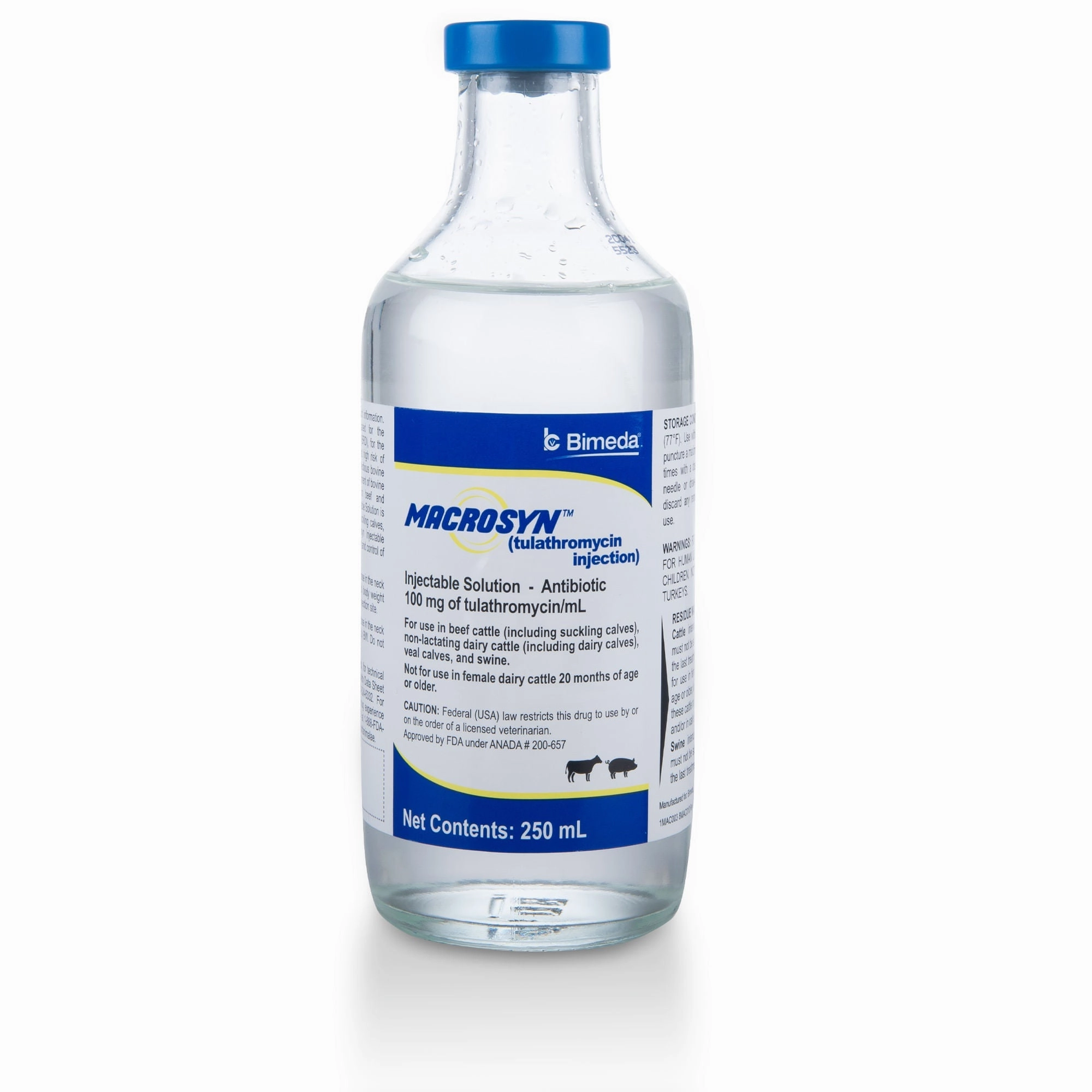 Rx Macrosyn (tulathromycin) Injection for Swine & Cattle