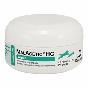 Rx MalAcetic HC Wipes, 25 ct cat climbing tree cat hammock cat steps cat grooming kit cat safety gate