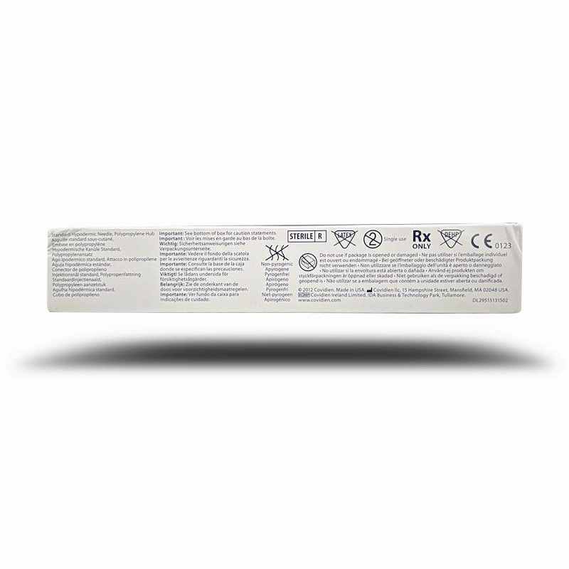 Rx Monoject Polypropylene Hub Needles, Box of 100