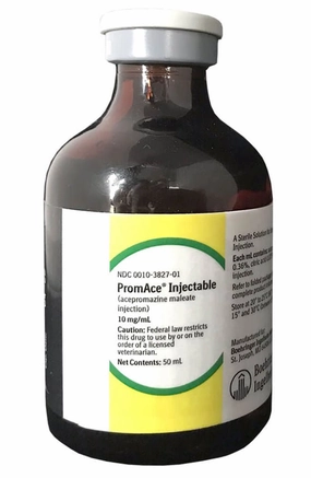 Rx PromAce (acepromazine maleate) Injection, 50mL bottle for Dogs, Cats & Horses plush dog toys fluffy dog toy dog cuddle toy dog toy set stuffed toy for dogs