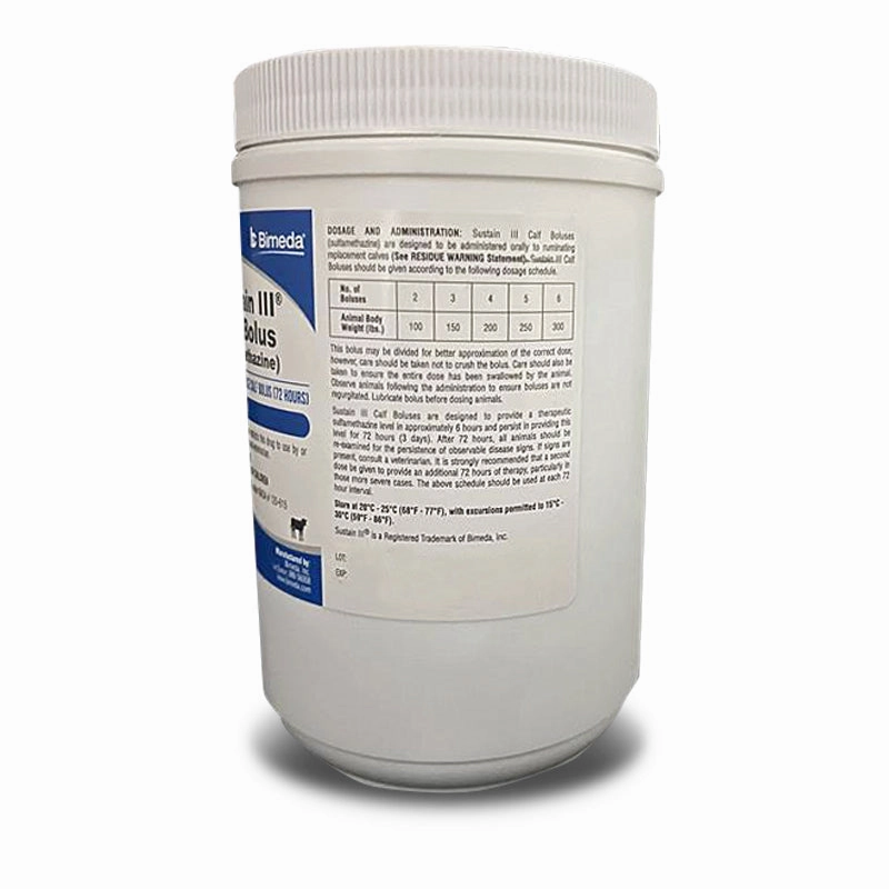 Rx Sustain III Bolus (sulfamethazine) Sustained Release Bolus (72 Hours) for Calves, 50 ct