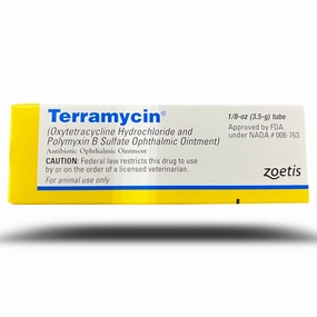 Rx Terramycin Eye Ointment, 1/8 oz cat beds cat scratching post cat shampoo cat tunnel cat brush