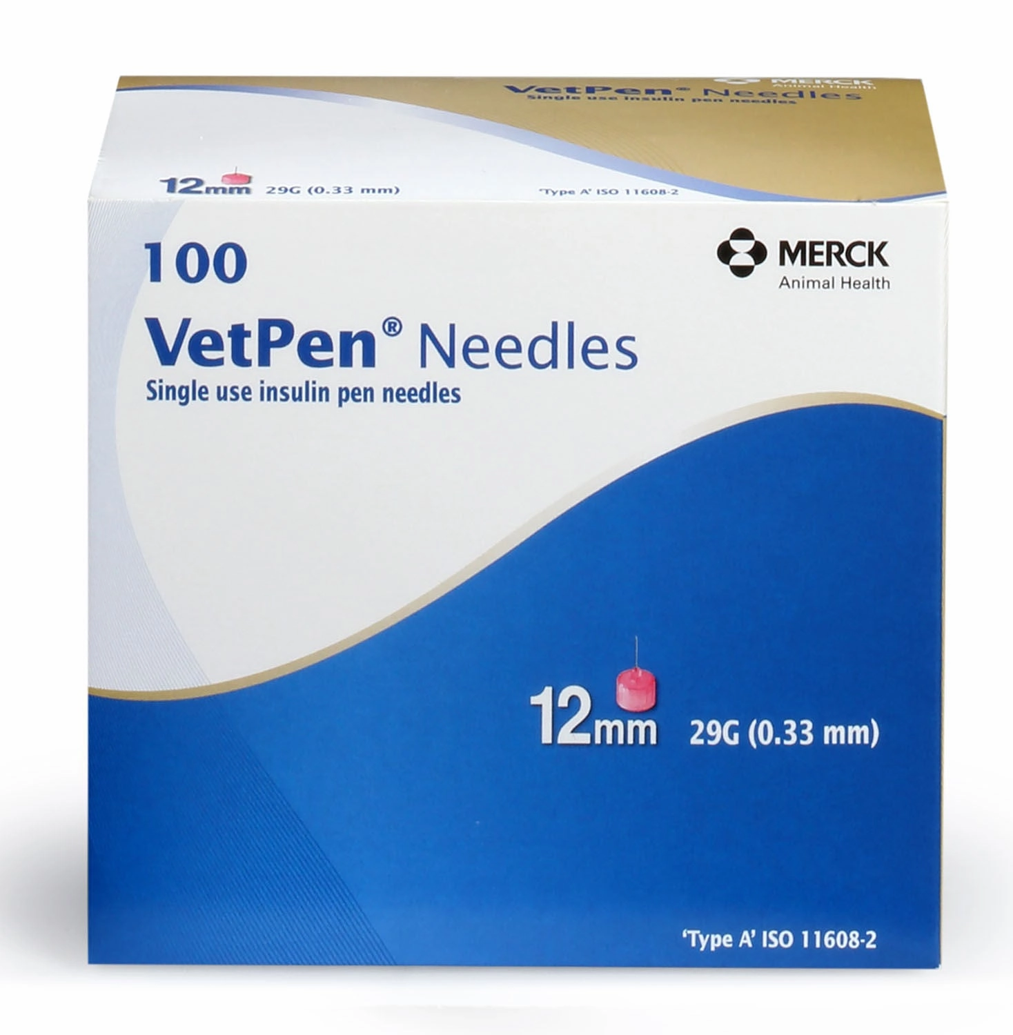 Rx Vetsulin VetPen Needle, 12 mm, 100 ct