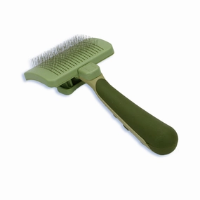 Safari Self-Cleaning Slicker Brush cat treats toys for cats cat hair remover cat cleaning supplies cat food bowl
