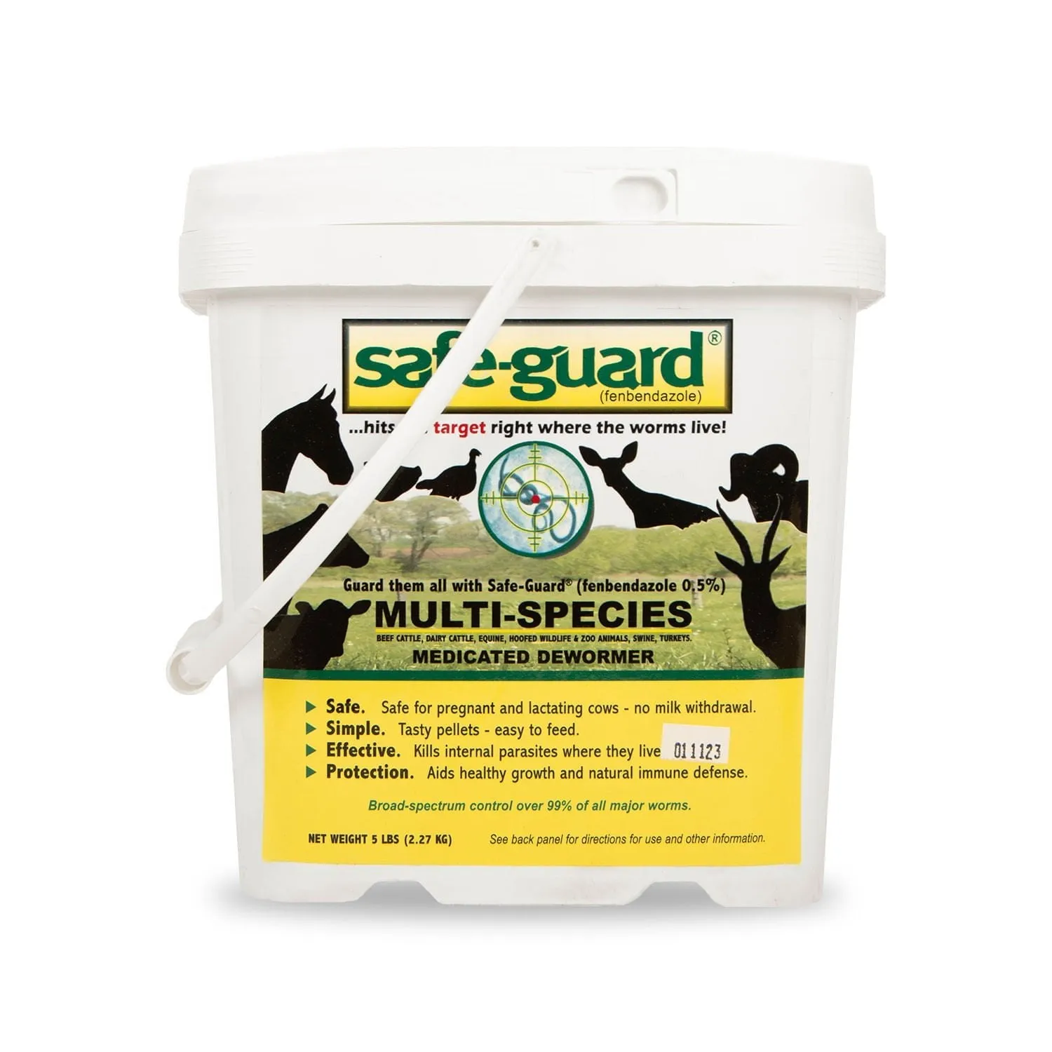 Safe-Guard Multi-Species Dewormer, Pellets, 5 lbs