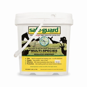 Safe-Guard Multi-Species Dewormer, Pellets, 5 lbs tuff dog toys durable toys for dogs chew tested toys hard chew toy strong plush