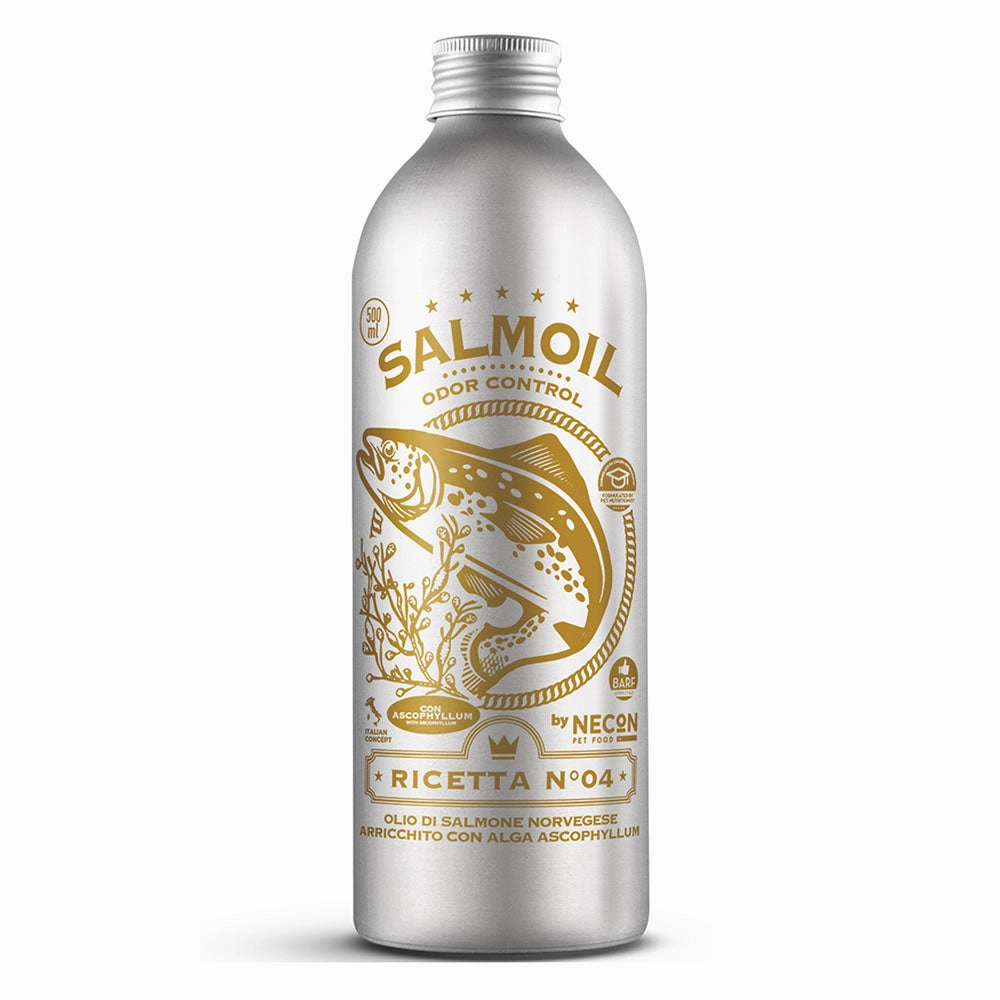 Salmoil Norwegian Salmon Oil Recipe 4 Odor Control Supplement For Cats & Dogs