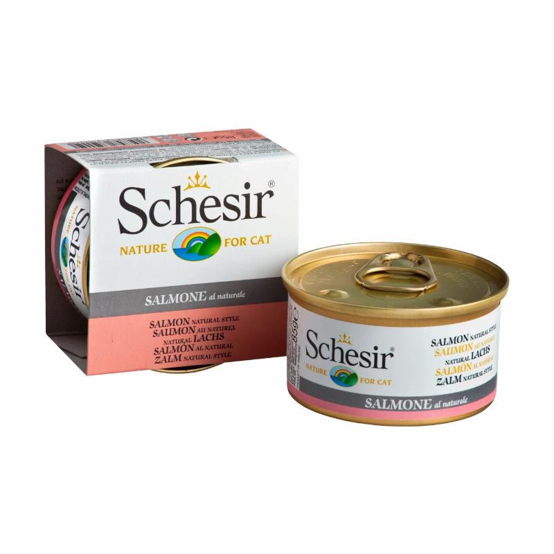 Schesir Nature Salmon Natural Style in Cooking Water For Cat 85g