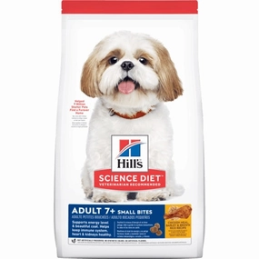 Science Diet Adult 7  Small Bites Chicken Recipe Dry Dog Food dog sweater dog tuxedo dog dress holiday dog outfit dog birthday shirt