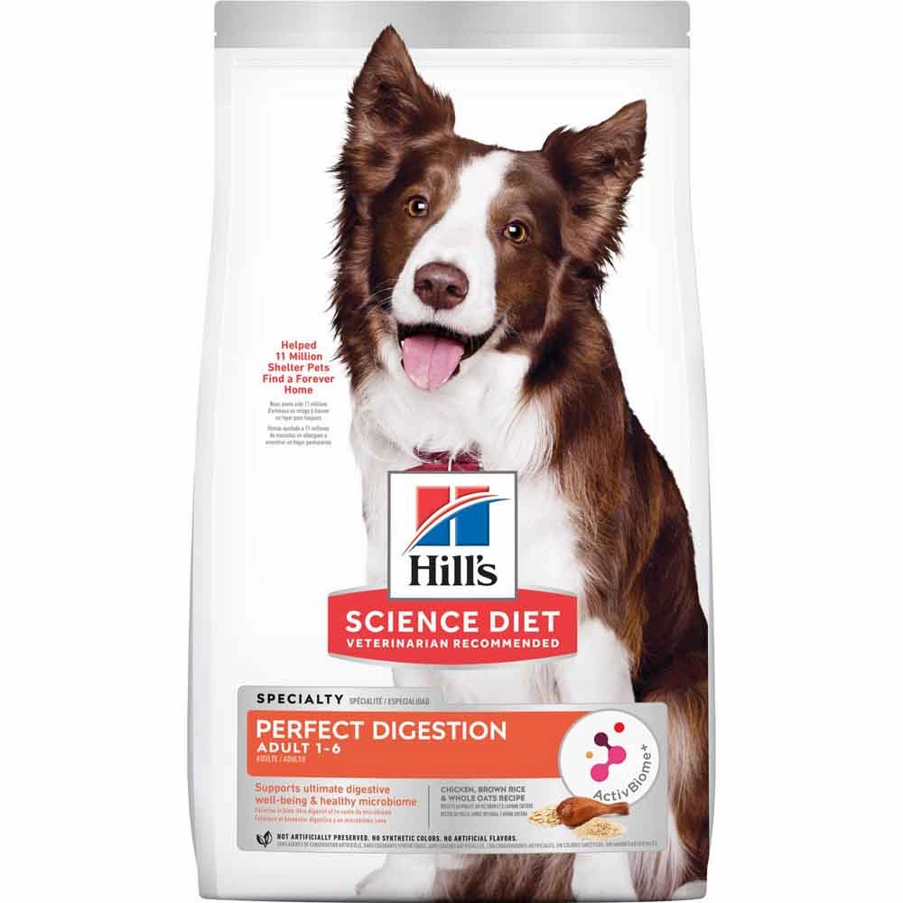 Science Diet Adult Perfect Digestion Chicken, Barley & Whole Oats Dry Dog Food 22lb