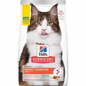 Science Diet Adult Perfect Digestion Chicken, Barley & Whole Oats Recipe Dry Cat Food cat supplies cat house cat tree cat feeder cat collar
