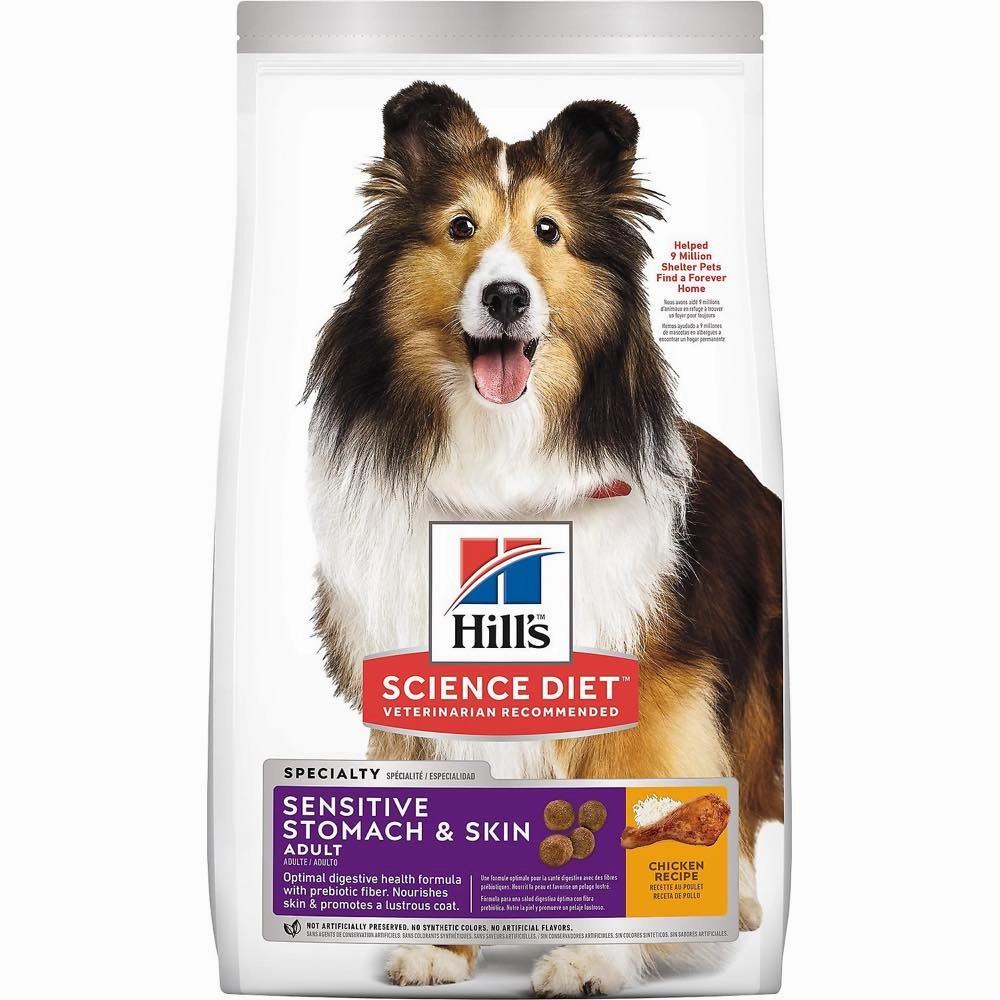 Science Diet Adult Sensitive Stomach & Skin Chicken Recipe Dry Dog Food 30lb dog sweater dog tuxedo dog dress holiday dog outfit dog birthday shirt