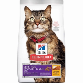 Science Diet Adult Sensitive Stomach & Skin Dry Cat Food natural cat food soft cat treats freeze dried cat food organic cat treats indoor cat food