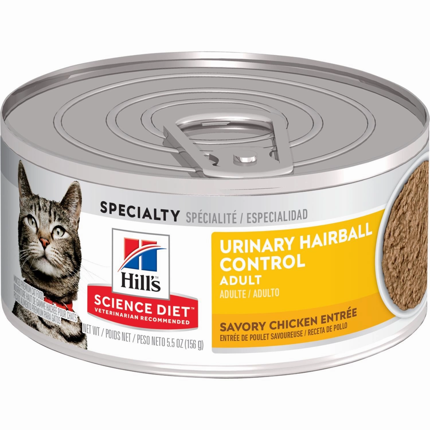 Science Diet Adult Urinary Hairball Control Savory Chicken Entre Wet Cat Food cat treats toys for cats cat hair remover cat cleaning supplies cat food bowl