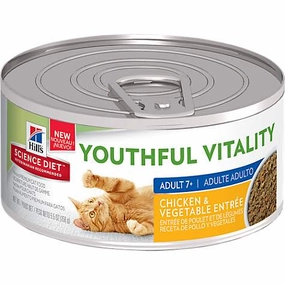 Science Diet Cat Adult 7  Senior Vitality Chicken Wet Cat Food cat treats toys for cats cat hair remover cat cleaning supplies cat food bowl