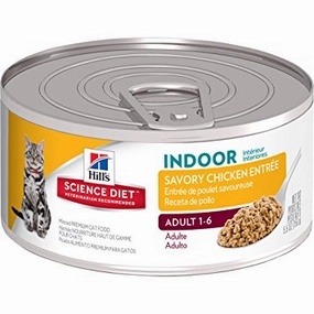 Science Diet Indoor Cat Savory Chicken Entree Wet Cat Food cat supplies cat house cat tree cat feeder cat collar