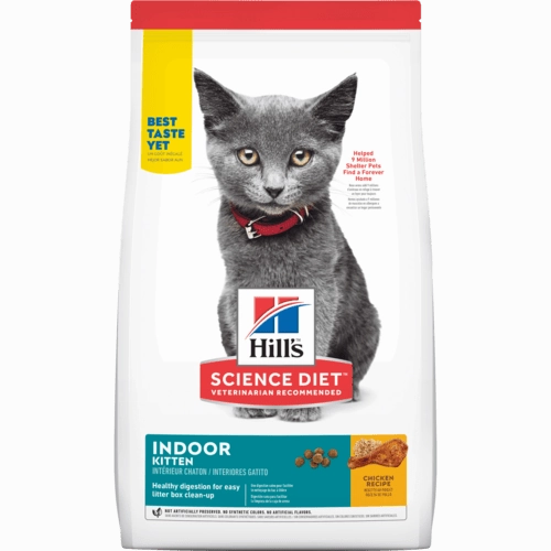 Science Diet Kitten Indoor Chicken Recipe Dry Cat Food cat supplies cat house cat tree cat feeder cat collar