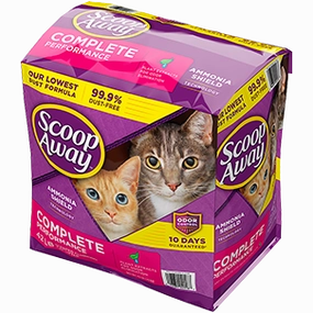 Scoop Away Complete Performance Scented Scoopable Cat Litter cat treats toys for cats cat hair remover cat cleaning supplies cat food bowl