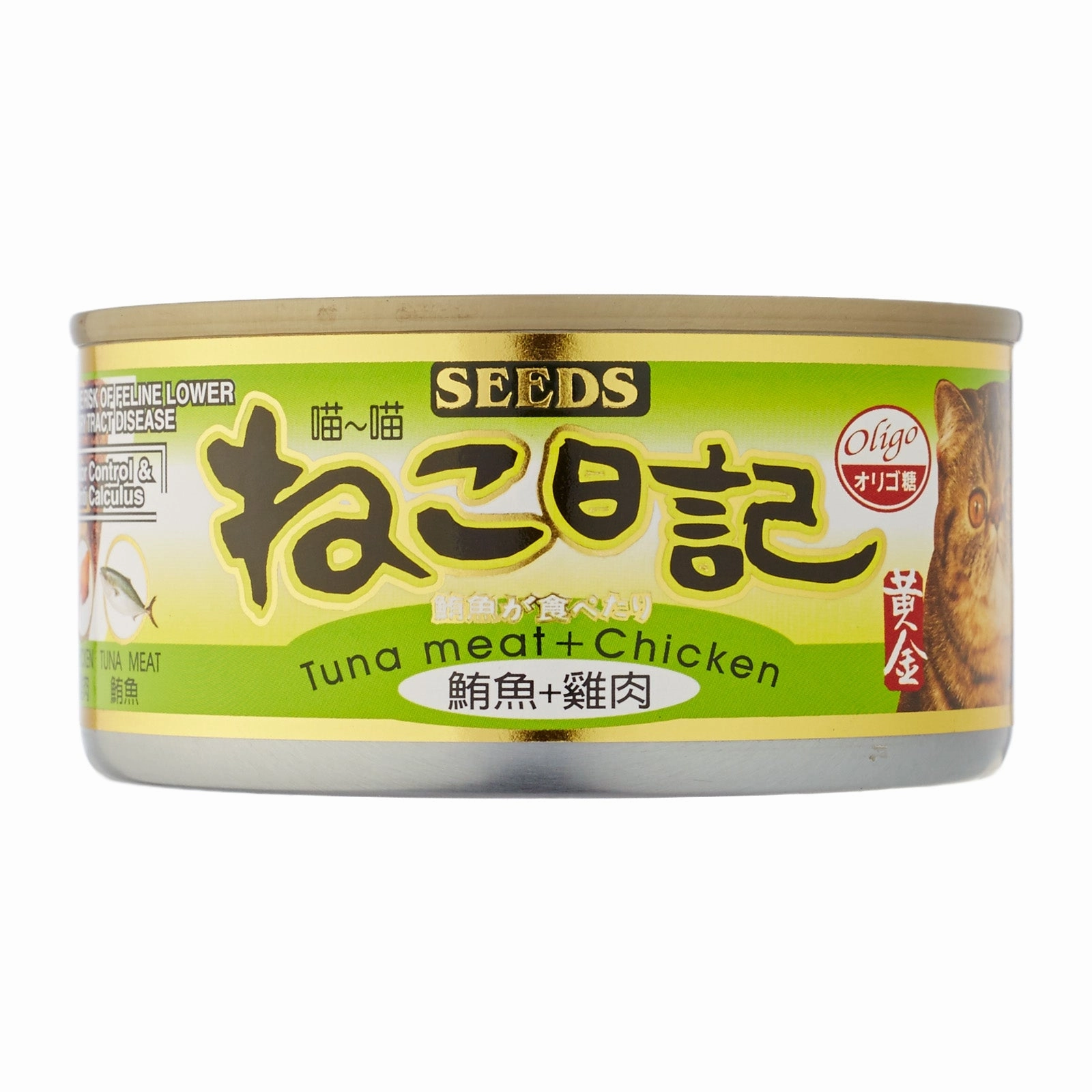 Seeds Miao Miao Tuna & Chicken Grain Free Canned Cat Food 170g premium cat food dental cat treats cat chicken treats tuna cat food cat fish treats