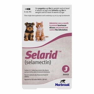 Selarid (selamectin) for Puppes & Kittens 0-5 lb, 3 Month Supply cat scratchers cat towers cat window perch cat heating pad cat calming spray