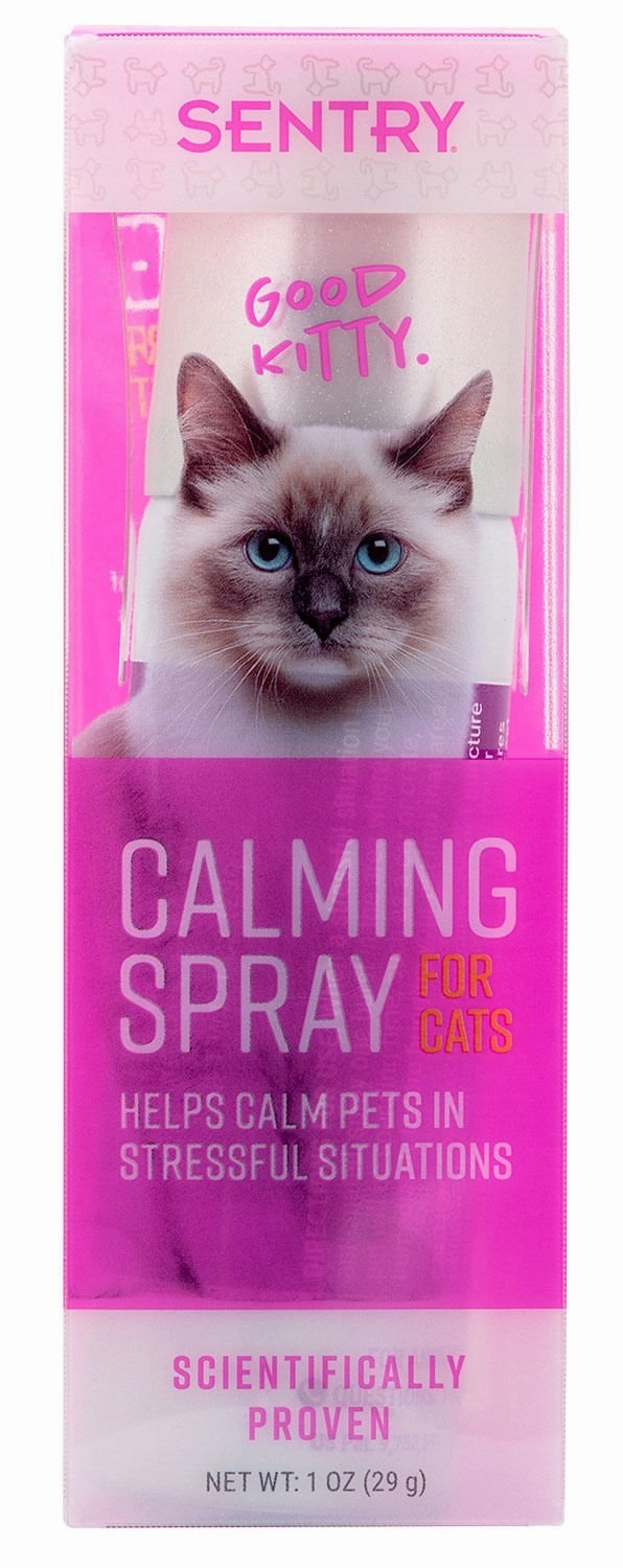 SENTRY Calming Spray for Cats cat beds cat scratching post cat shampoo cat tunnel cat brush