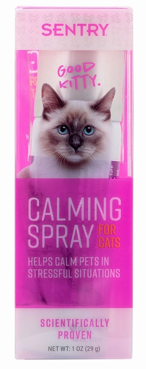 SENTRY Calming Spray for Cats cat beds cat scratching post cat shampoo cat tunnel cat brush