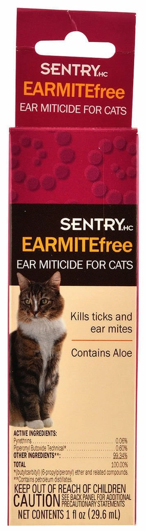 Sentry Earmite Free Ear Miticide for Cats cat beds cat scratching post cat shampoo cat tunnel cat brush