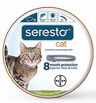 Seresto Flea & Tick Collar for Cats cat treats toys for cats cat hair remover cat cleaning supplies cat food bowl