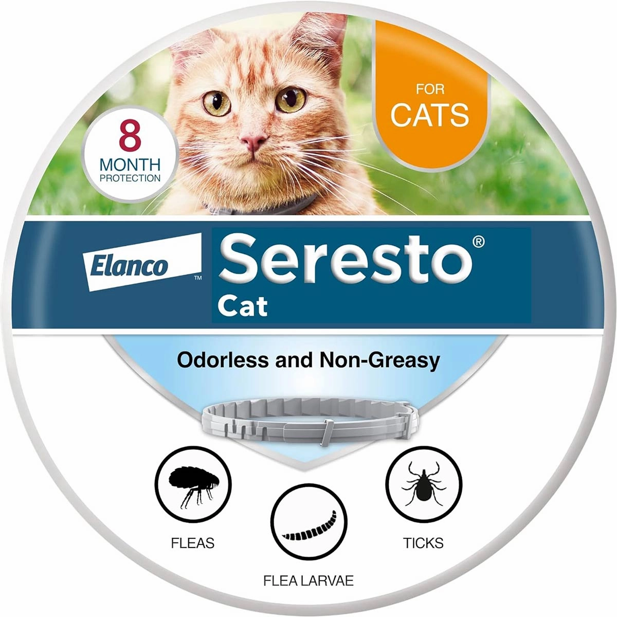 Seresto Flea & Tick Collar for Cats cat grooming cat shampoo cat conditioner cat comb cat grooming glove