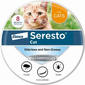 Seresto Flea & Tick Collar for Cats cat grooming cat shampoo cat conditioner cat comb cat grooming glove