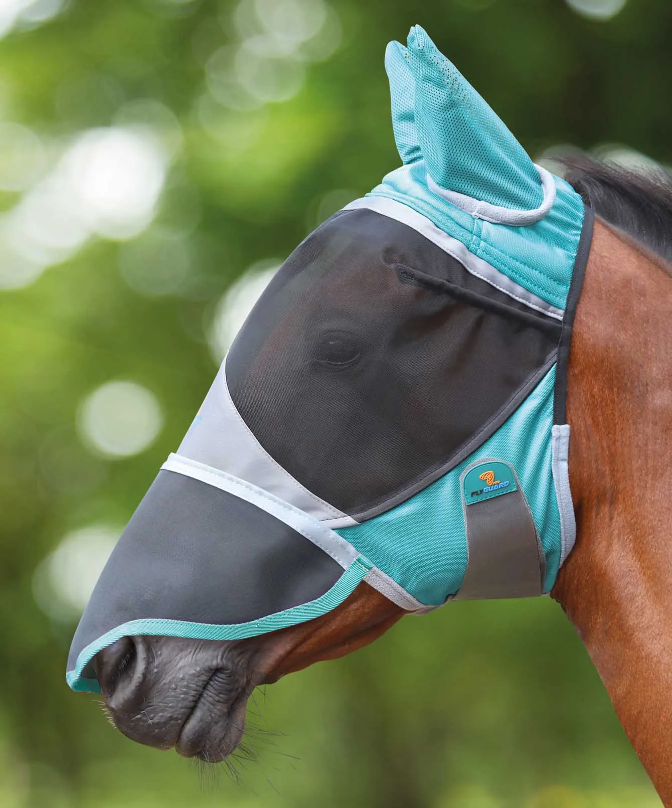 Shires Deluxe Fly Mask with Ears & Nose
