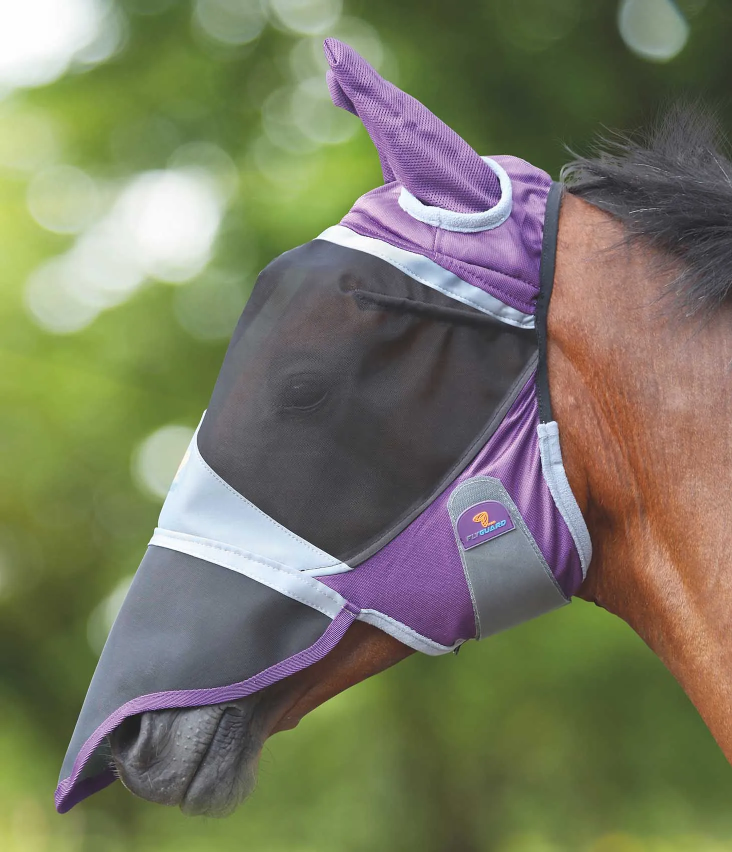 Shires Deluxe Fly Mask with Ears & Nose