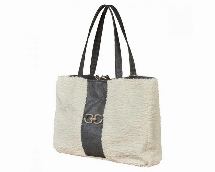 Signature Collection Carrier in Ivory Sheepskin