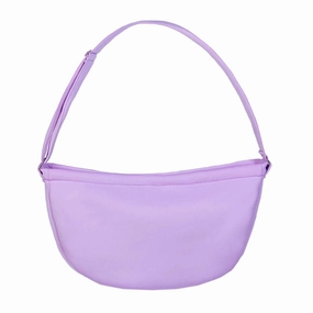 Signature Sling Dog Carrier Lilac dog bowtie leather collar dog charm dog party wear dog scarf set