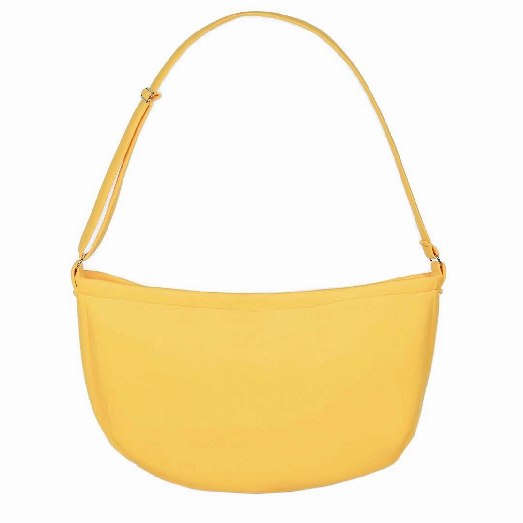 Signature Sling Dog Carrier Yellow dog bowtie leather collar dog charm dog party wear dog scarf set