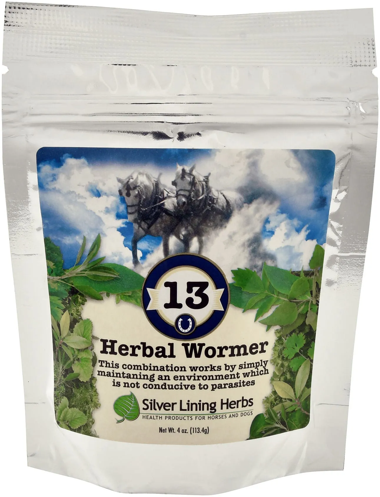 Silver Lining Herbs Herbal Wormer for Horses