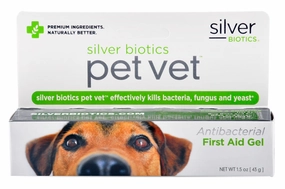 Silver Biotics Pet Vet Antibacterial First Aid Gel wet cat food canned food for cats gravy cat cans soft texture cat food wet pouches