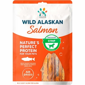 Singapaw Wild Alaskan Salmon Prime Strip Air-Dried Dog Treats 70g dog sweater dog tuxedo dog dress holiday dog outfit dog birthday shirt