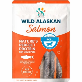 Singapaw Wild Alaskan Salmon Skin Roll Air-Dried Dog Treats 90g chicken fence goat pen animal fencing electric fencing portable livestock fence