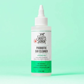 Skout's Honor Probiotic Ear Cleaner, 4 oz cat beds cat scratching post cat shampoo cat tunnel cat brush