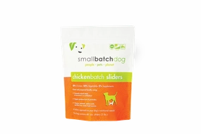 SmallBatch Frozen Raw Dog Food - Chicken Sliders 3lb Bag - 48 1oz sliders livestock health goat wellness poultry spray cattle health aid goat nutrition