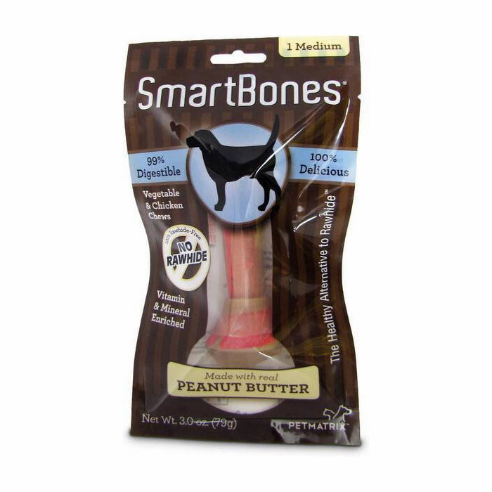 SmartBones Peanut Butter Medium 1pc