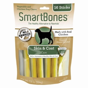 SmartBones SmartSticks Skin & Coat Care Dog Chews 16pc chicken fence goat pen animal fencing electric fencing portable livestock fence