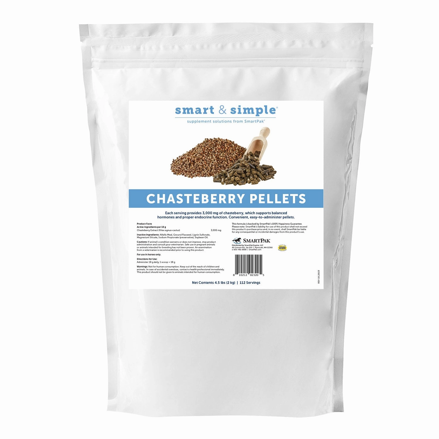 SmartEquine Smart & Simple Chasteberry Pellets poultry remedies poultry supplement goat vitamins sheep probiotics animal health boost
