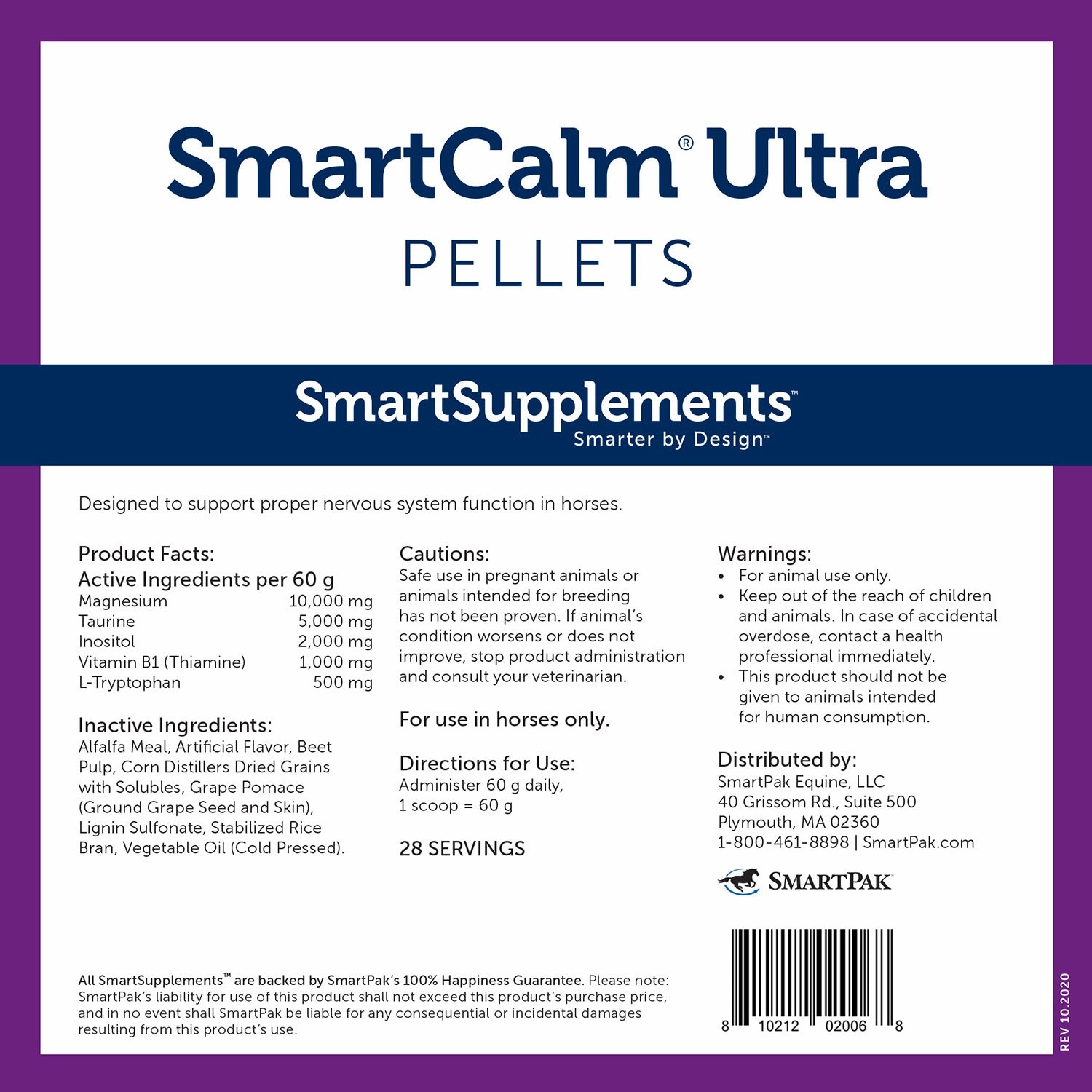 SmartEquine SmartCalm Ultra Pellets