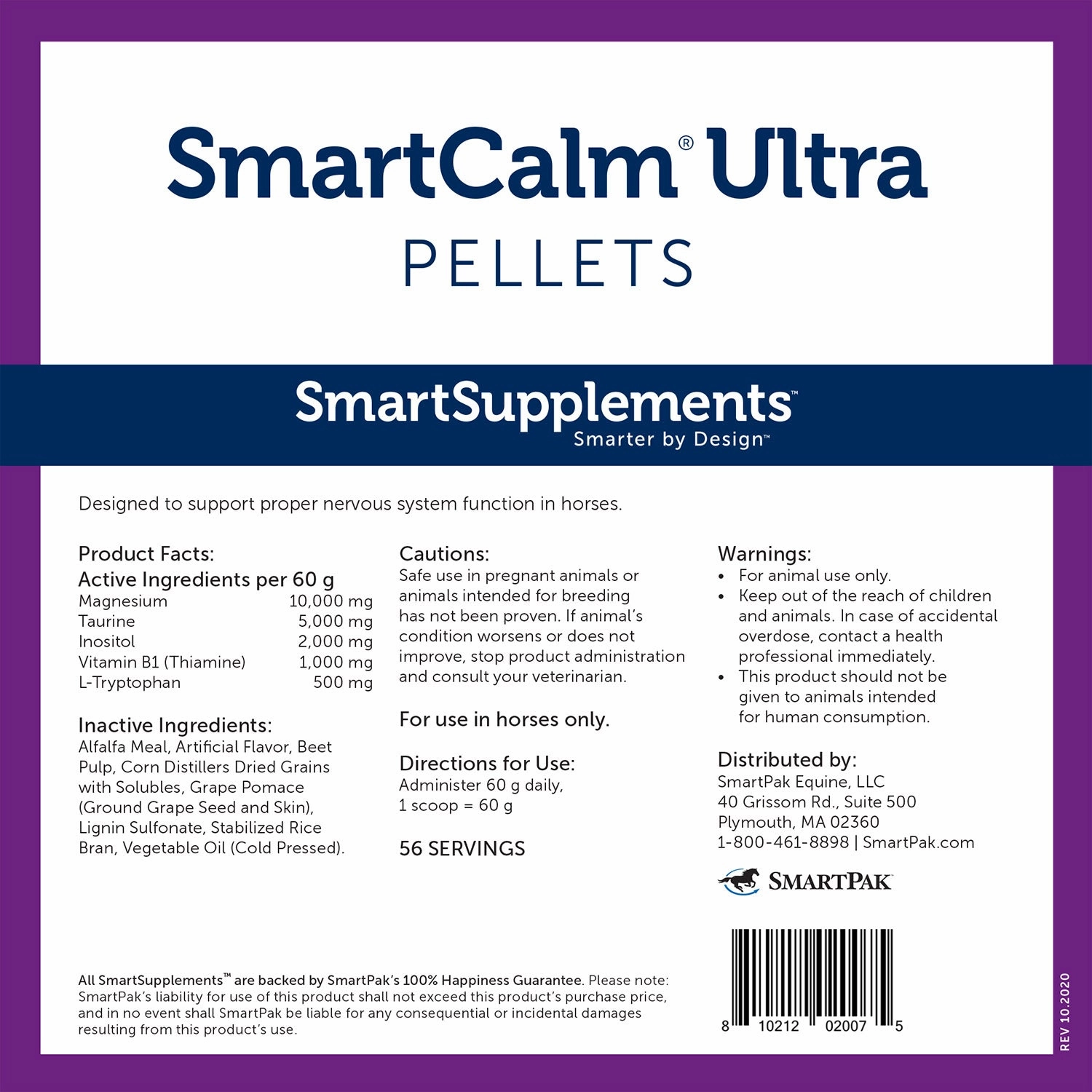 SmartEquine SmartCalm Ultra Pellets