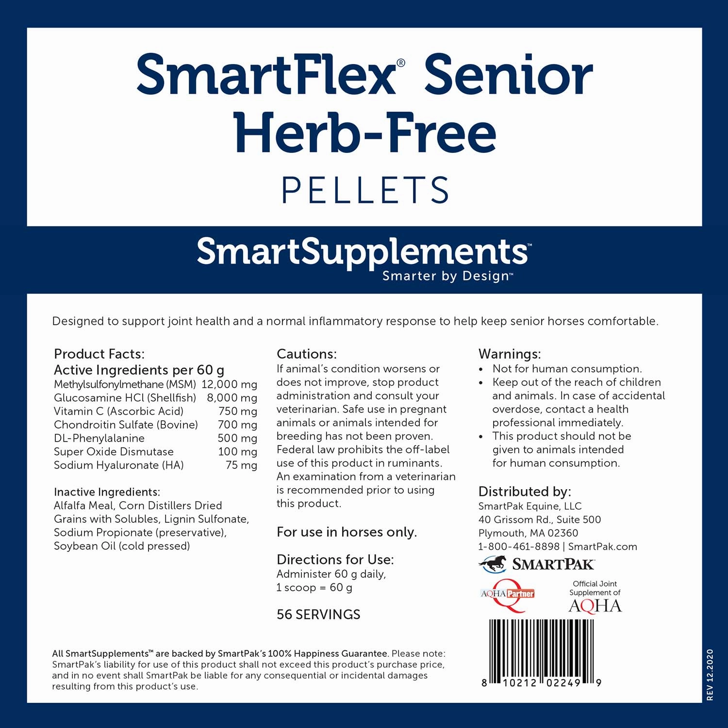SmartEquine SmartFlex Senior Pellets