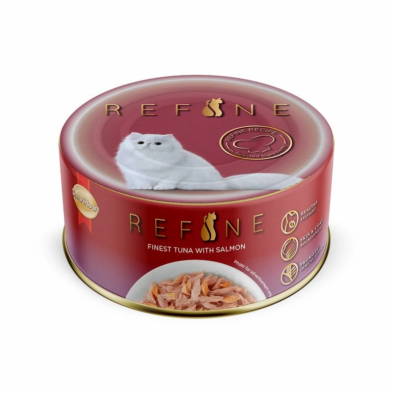 SmartHeart Cat Can Refine Finest Tuna with Salmon 80g