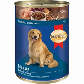 Smartheart Chicken & Liver Canned Dog Food 400g canned dog food wet dog food grain free dog food dog food with gravy beef dog food